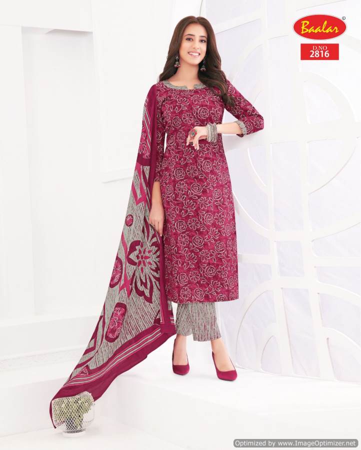 Zaara Vol 28 By Baalar Printed Cotton Kurti With Bottom Dupatta Wholesale Price In Surat
